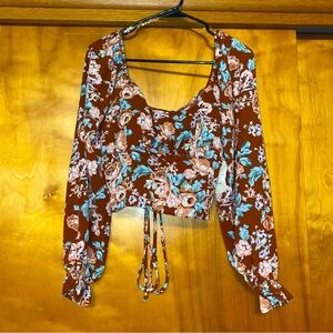 Altar’d state crop top blouse